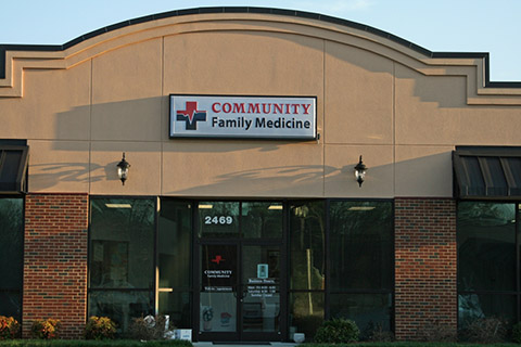 community family medicine entrance